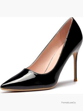 Pointed Toe Stiletto Pumps 4" Heel Party Wedding Shoes